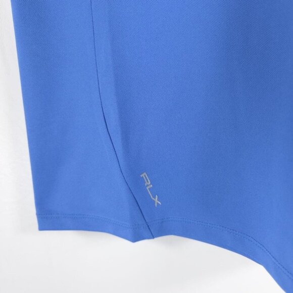 NWT RLX RALPH LAUREN Golf 2/15 HRBR BLUE Cap Sleeve Pique Shirt Size S - Picture 11 of 16